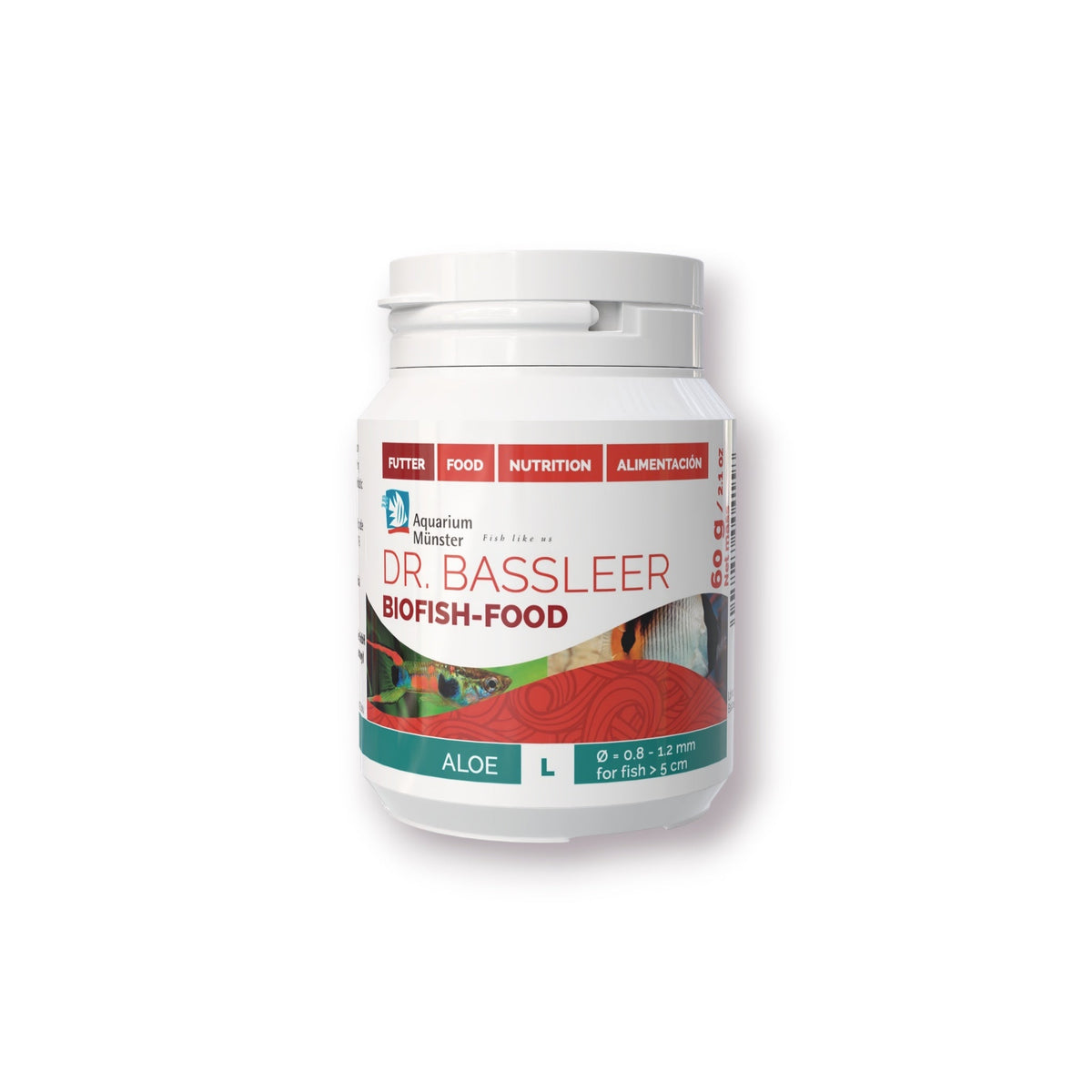 Dr. Bassleer BioFish Food ALOE Lrg - 60g 4005258004158 Super Cichlids