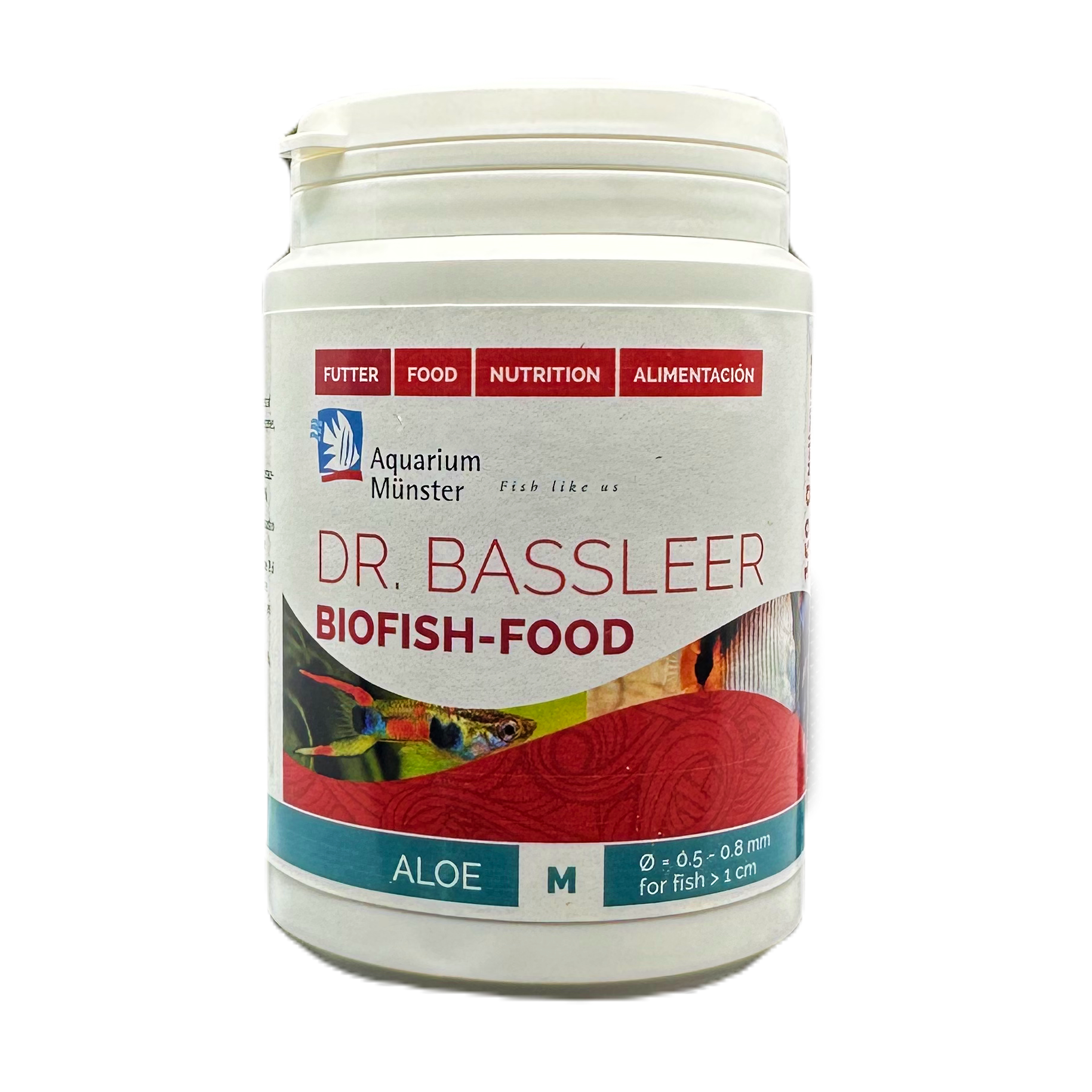 Dr. Bassleer BioFish Food ALOE Med - 150g 4005258004134 Super Cichlids