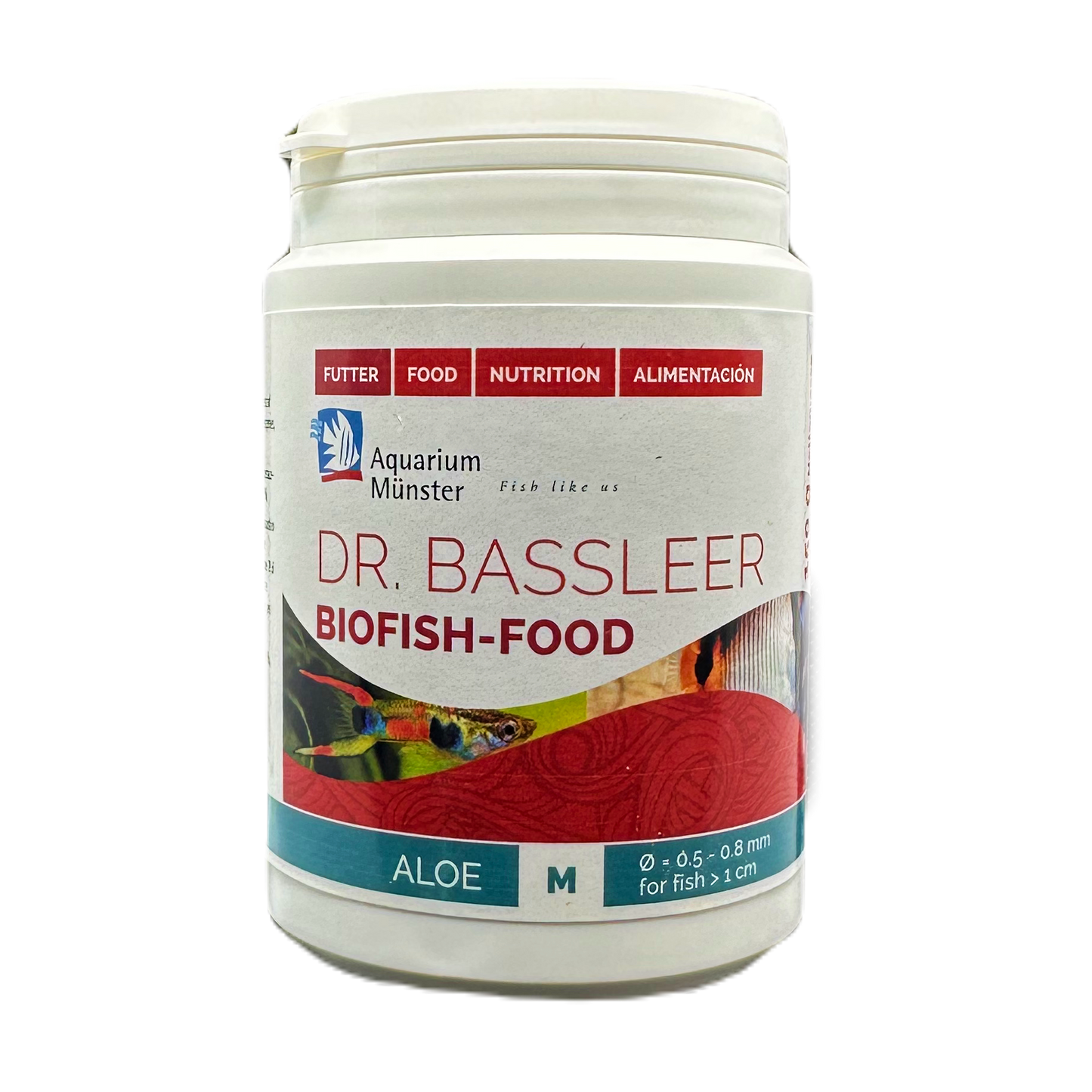 Dr. Bassleer BioFish Food ALOE Med - 150g 4005258004134 Super Cichlids