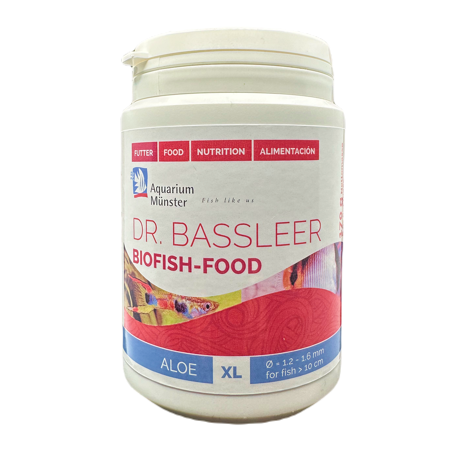 Dr. Bassleer BioFish Food ALOE X-Lrg - 170g 4005258004196 Super Cichlids