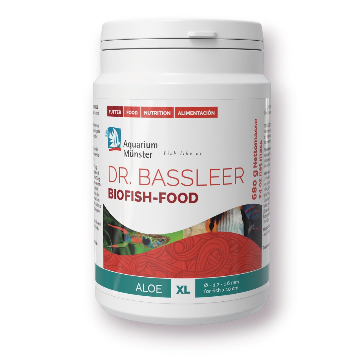 Dr. Bassleer BioFish Food ALOE X-Lrg - 680g 4005258004202 Super Cichlids