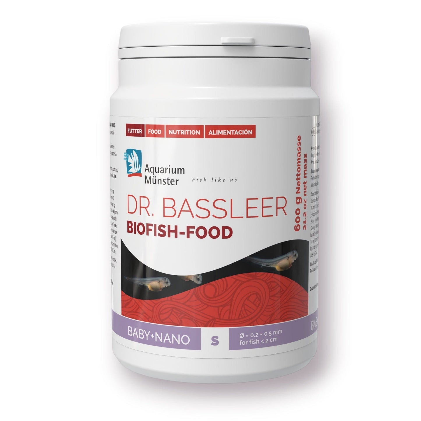 Dr. Bassleer BioFish Food BABY NANO 150g 4005258005360 Super Cichlids