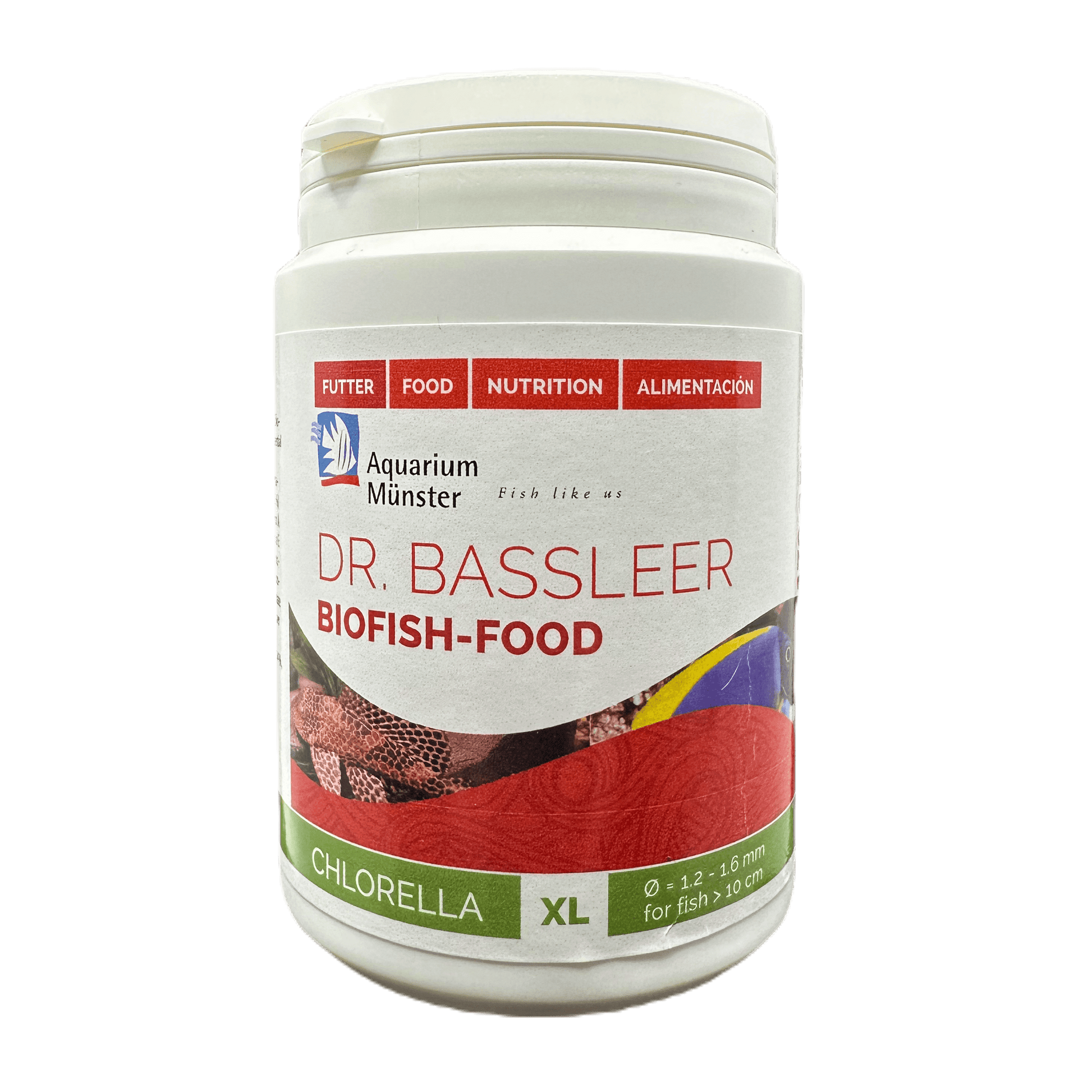 Dr. Bassleer BioFish Food CHLORELLA X-Lrg - 170g 4005258002840 Super Cichlids