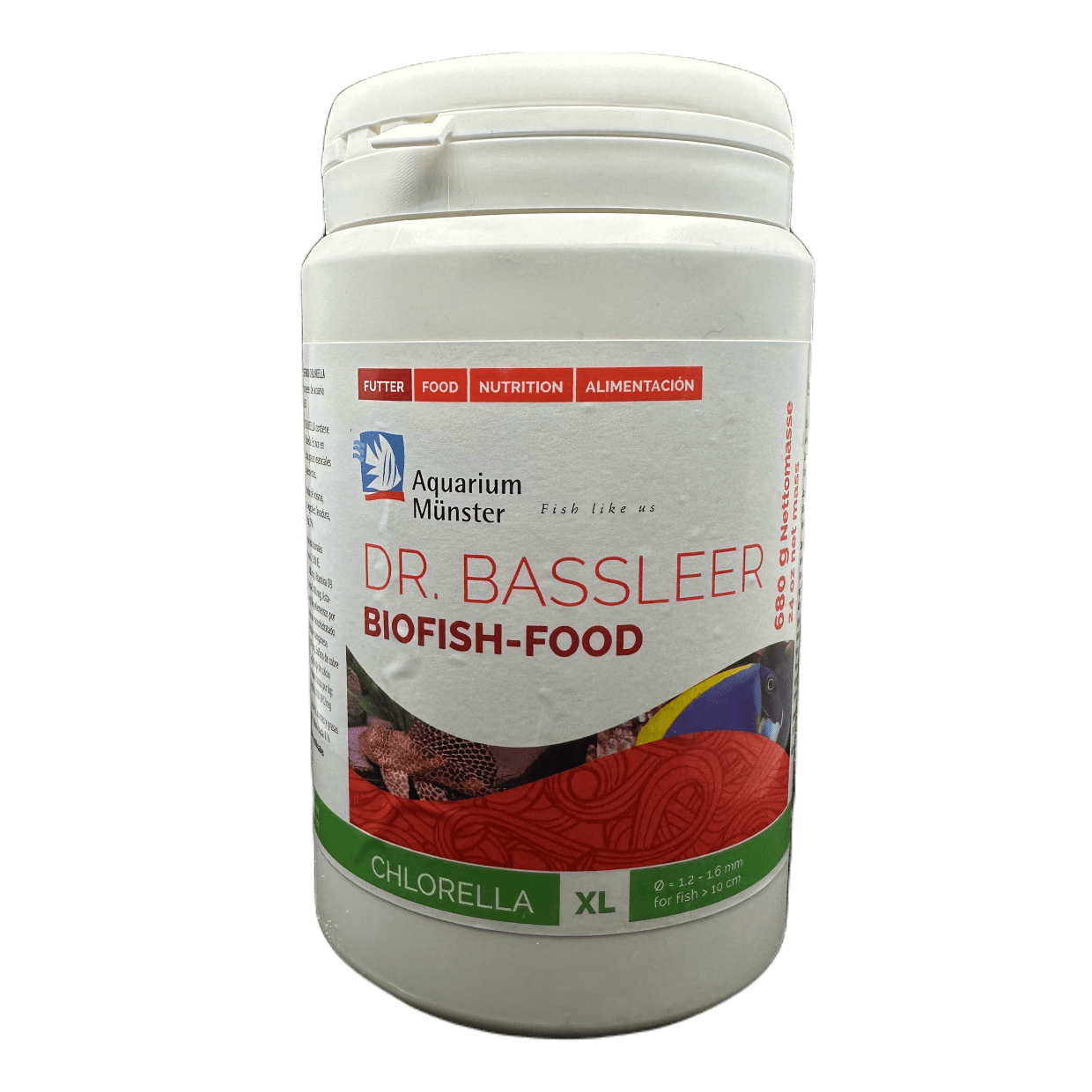 Dr. Bassleer BioFish Food CHLORELLA X-Lrg - 680g 4005258002864 Super Cichlids