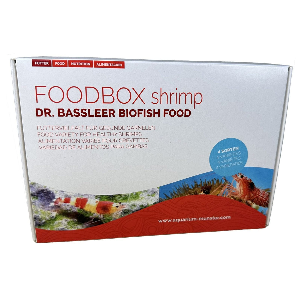 Dr. Bassleer BioFish Food Foodbox Shrimp – Variety Pack of 4 Shrimp Sticks 4005258007135 Super Cichlids