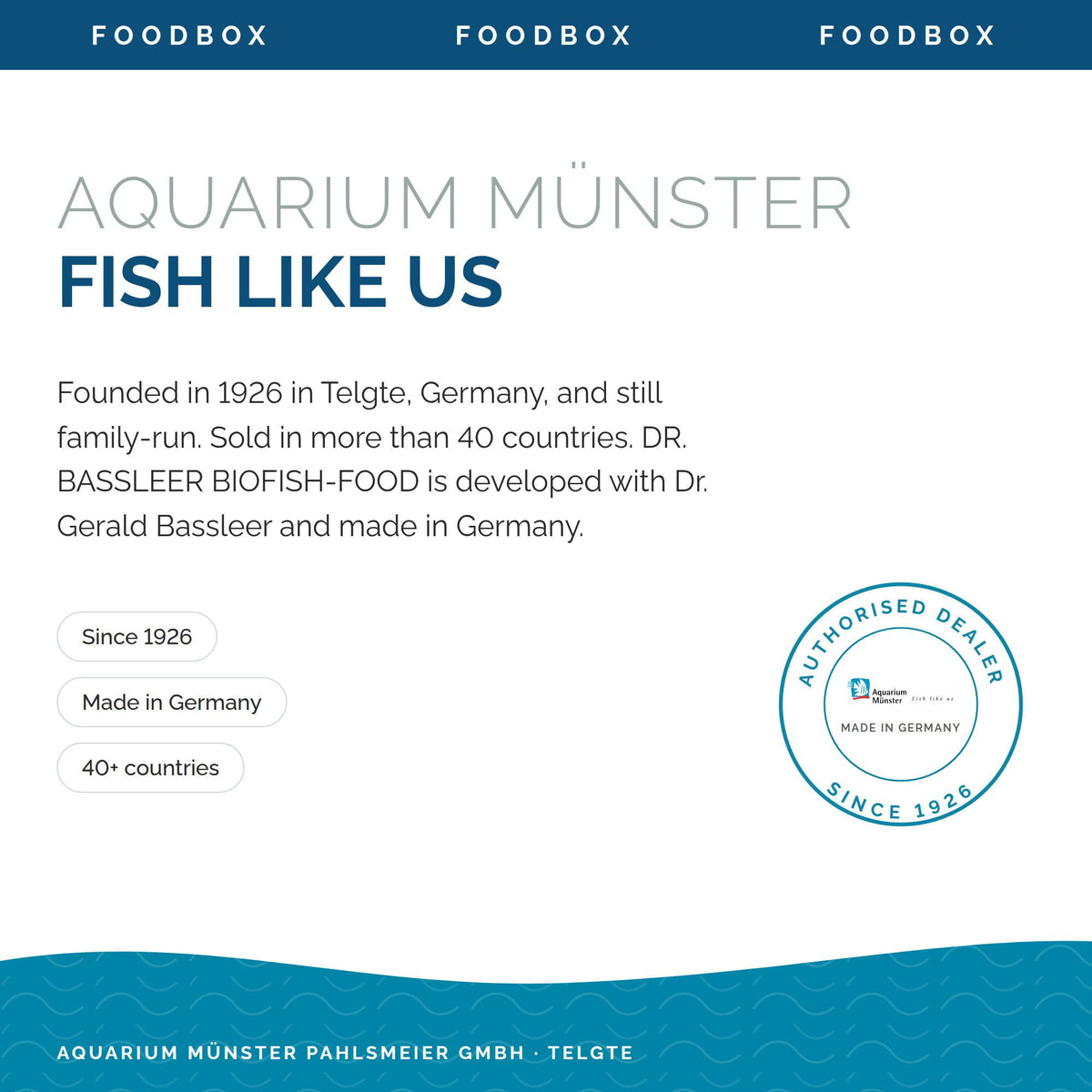 Dr. Bassleer BioFish Food Foodbox – Variety Pack, Medium or Large Pellet Super Cichlids