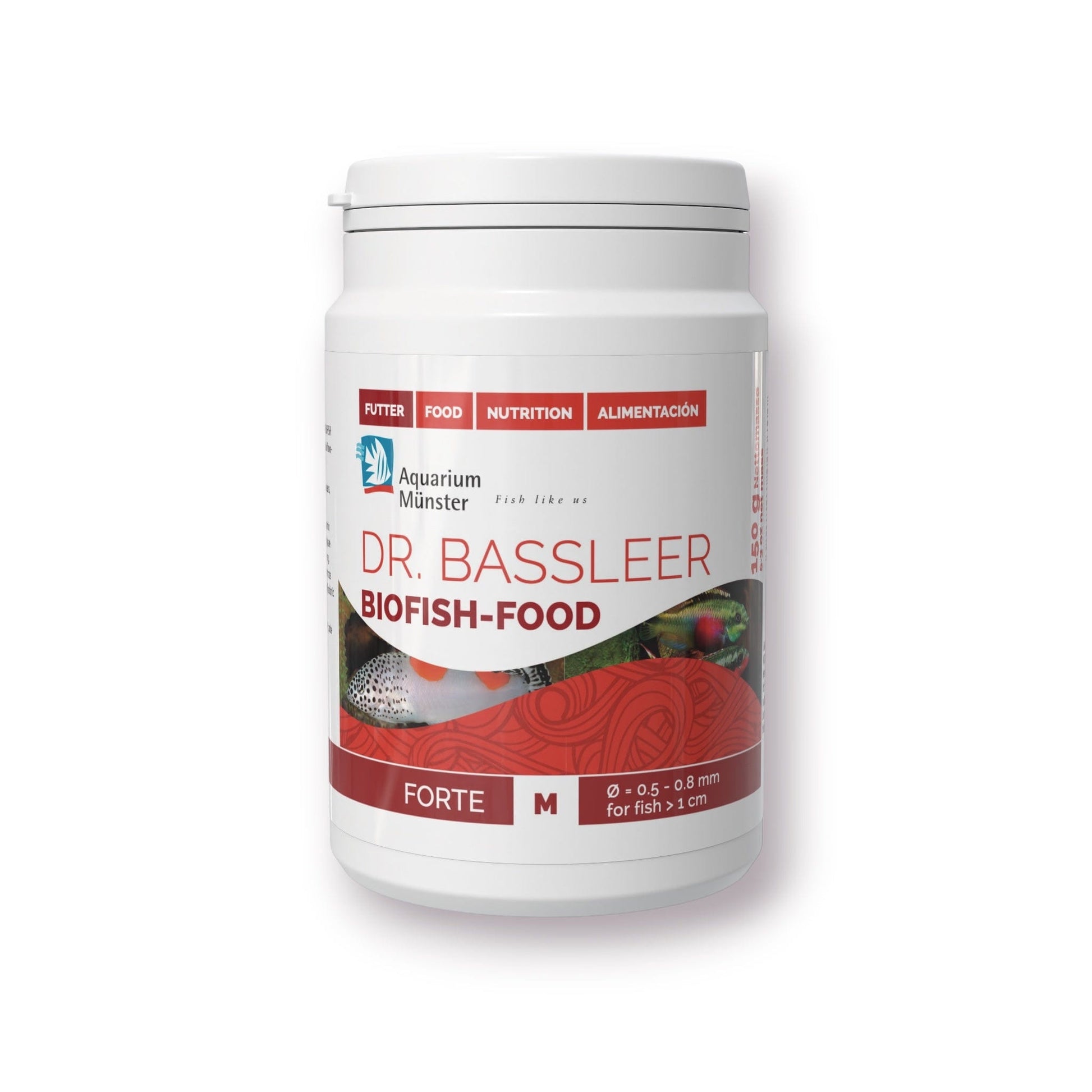 Dr. Bassleer BioFish Food FORTE Med - 150g 4005258003700 Super Cichlids