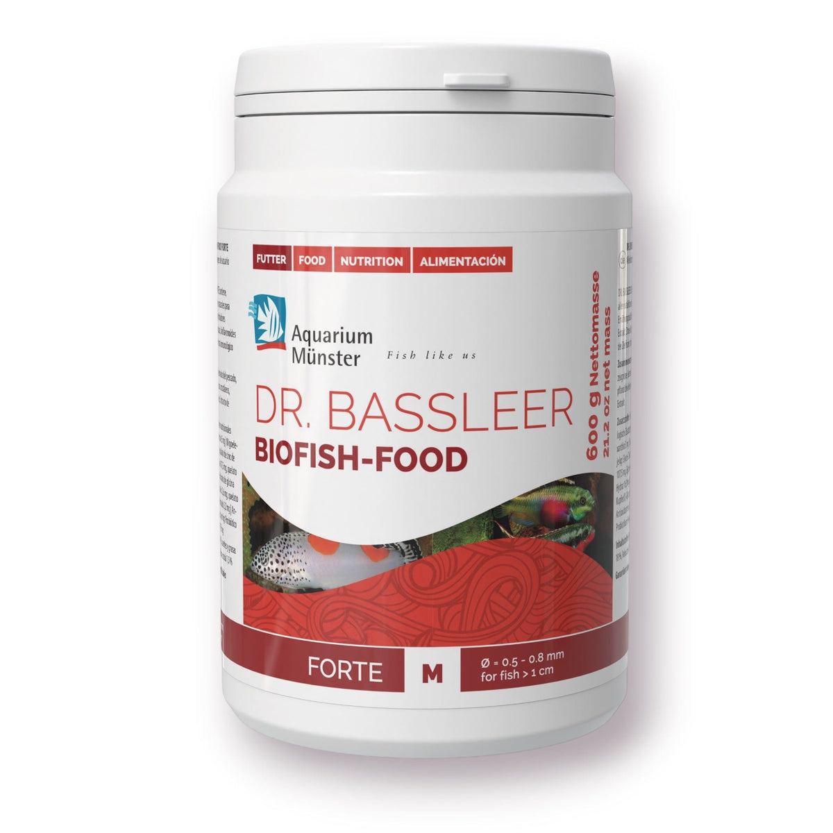 Dr. Bassleer BioFish Food FORTE Med - 600g 4005258003717 Super Cichlids