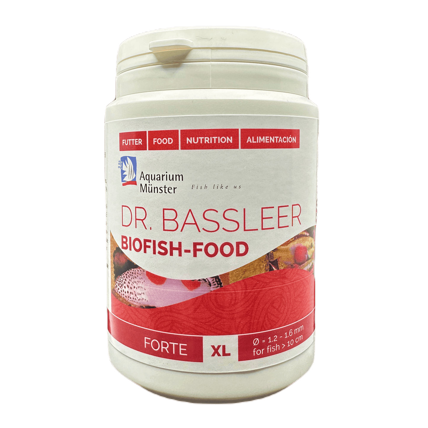 Dr. Bassleer BioFish Food FORTE X-Lrg - 170g 4005258003762 Super Cichlids