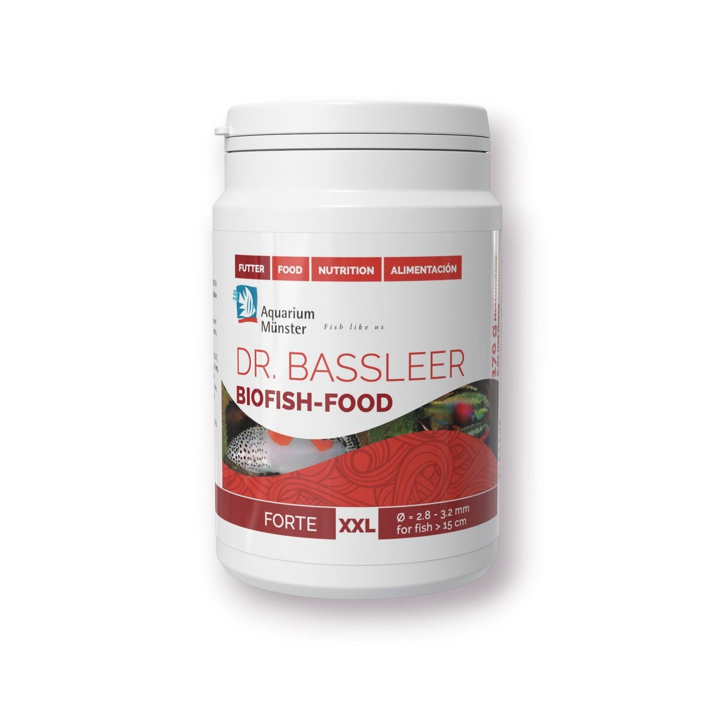 Dr. Bassleer BioFish Food FORTE XX-Lrg - 170g 4005258003786 Super Cichlids