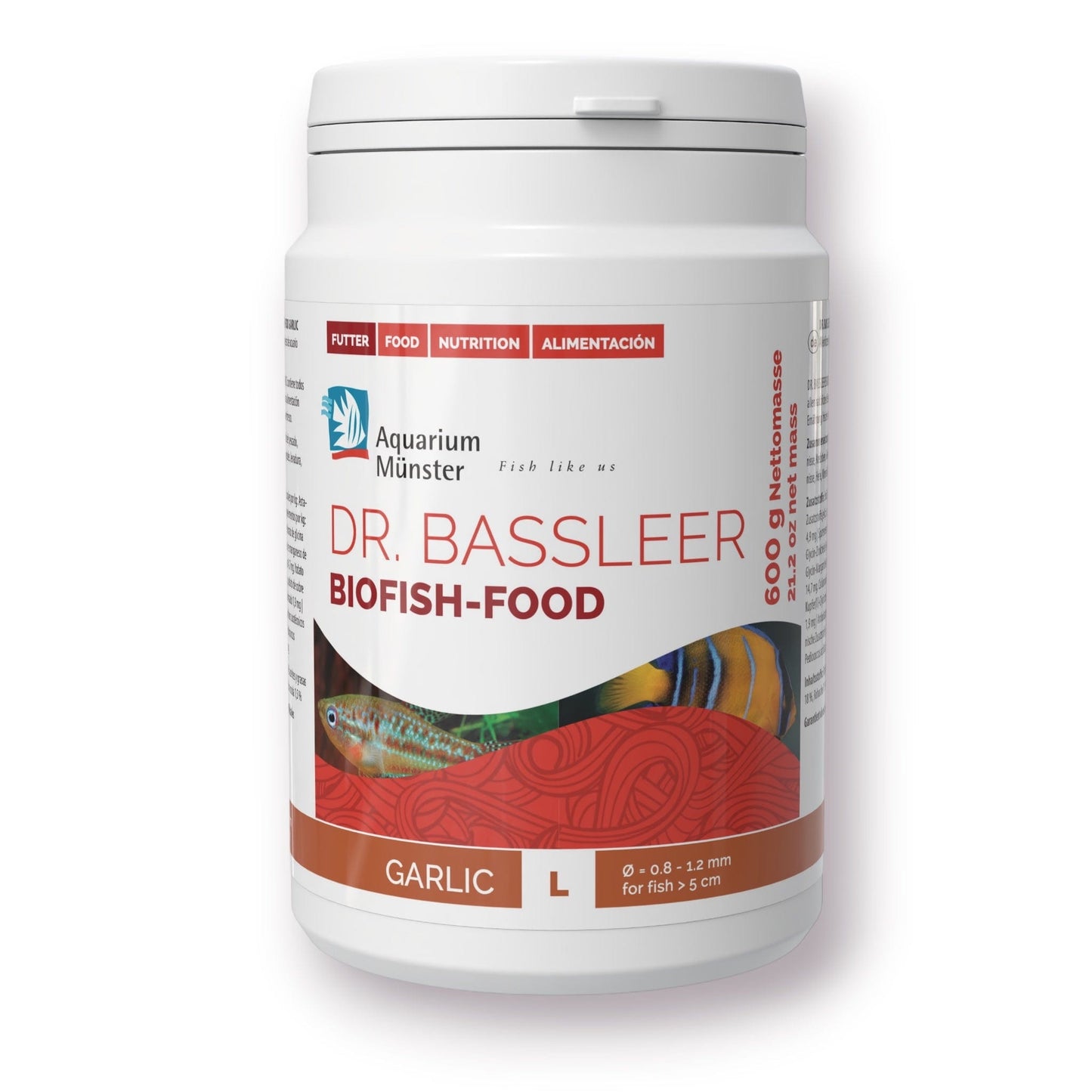 Dr. Bassleer BioFish Food Garlic Lrg - 600g 4005258003861 Super Cichlids