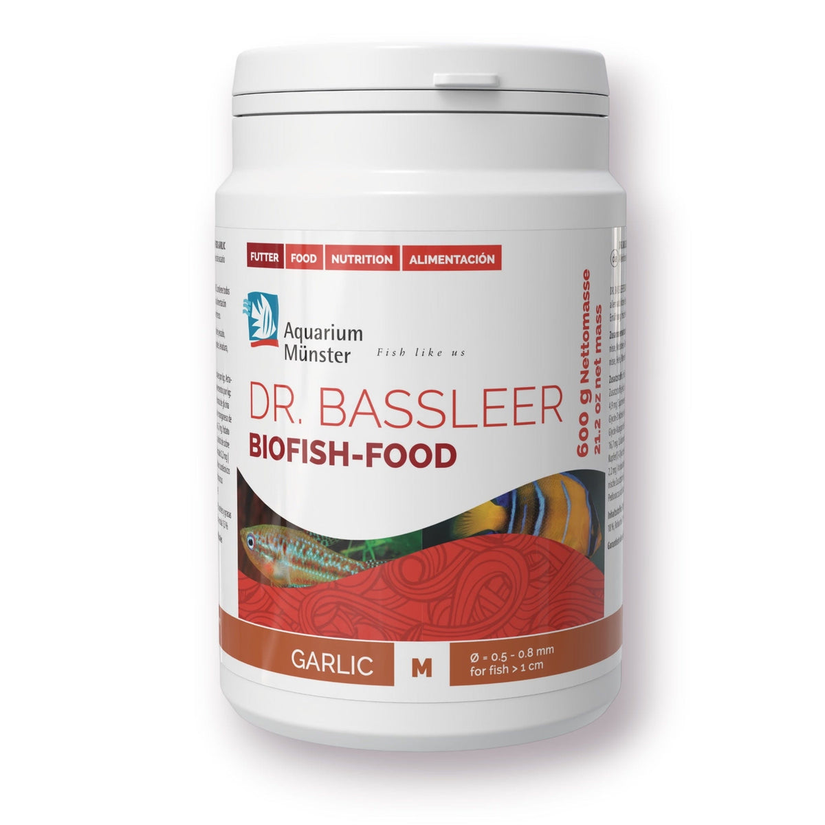 Dr. Bassleer BioFish Food Garlic Med - 600g 4005258003830 Super Cichlids