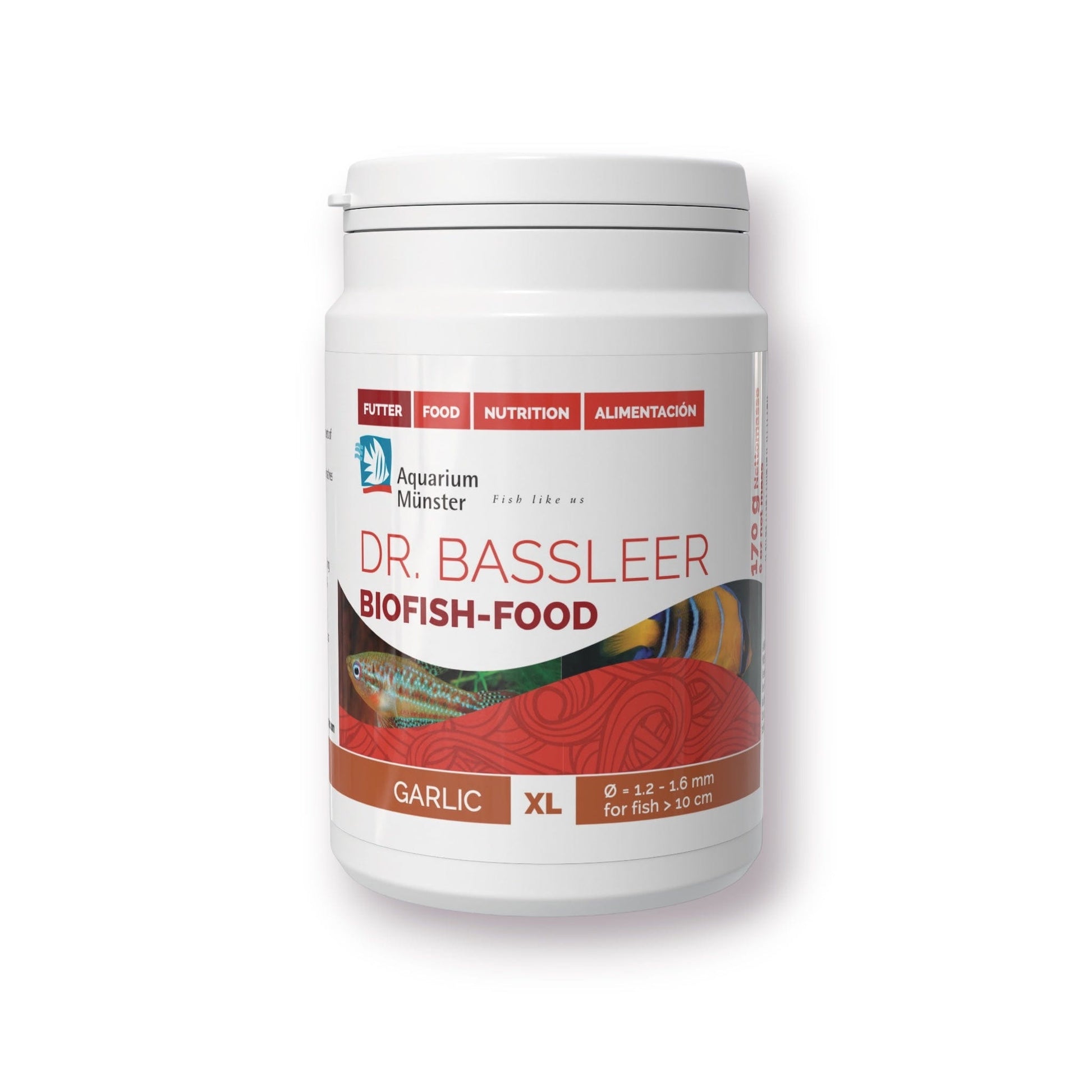 Dr. Bassleer BioFish Food Garlic X-Lrg - 170g 4005258003885 Super Cichlids