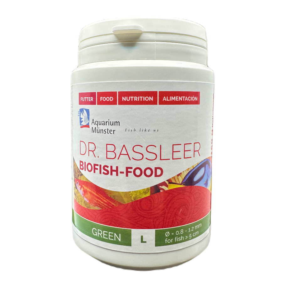 Dr. Bassleer BioFish Food GREEN Lrg - 150g 4005258004974 Super Cichlids