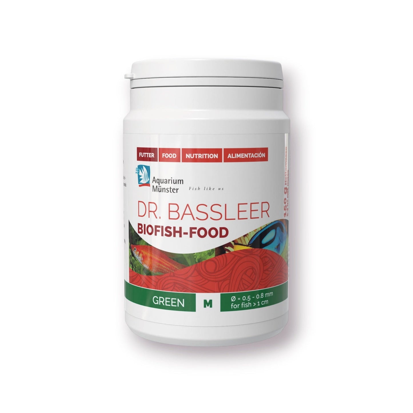 Dr Bassleer BioFish Food Green Med - 150g 4005258004943 Super Cichlids