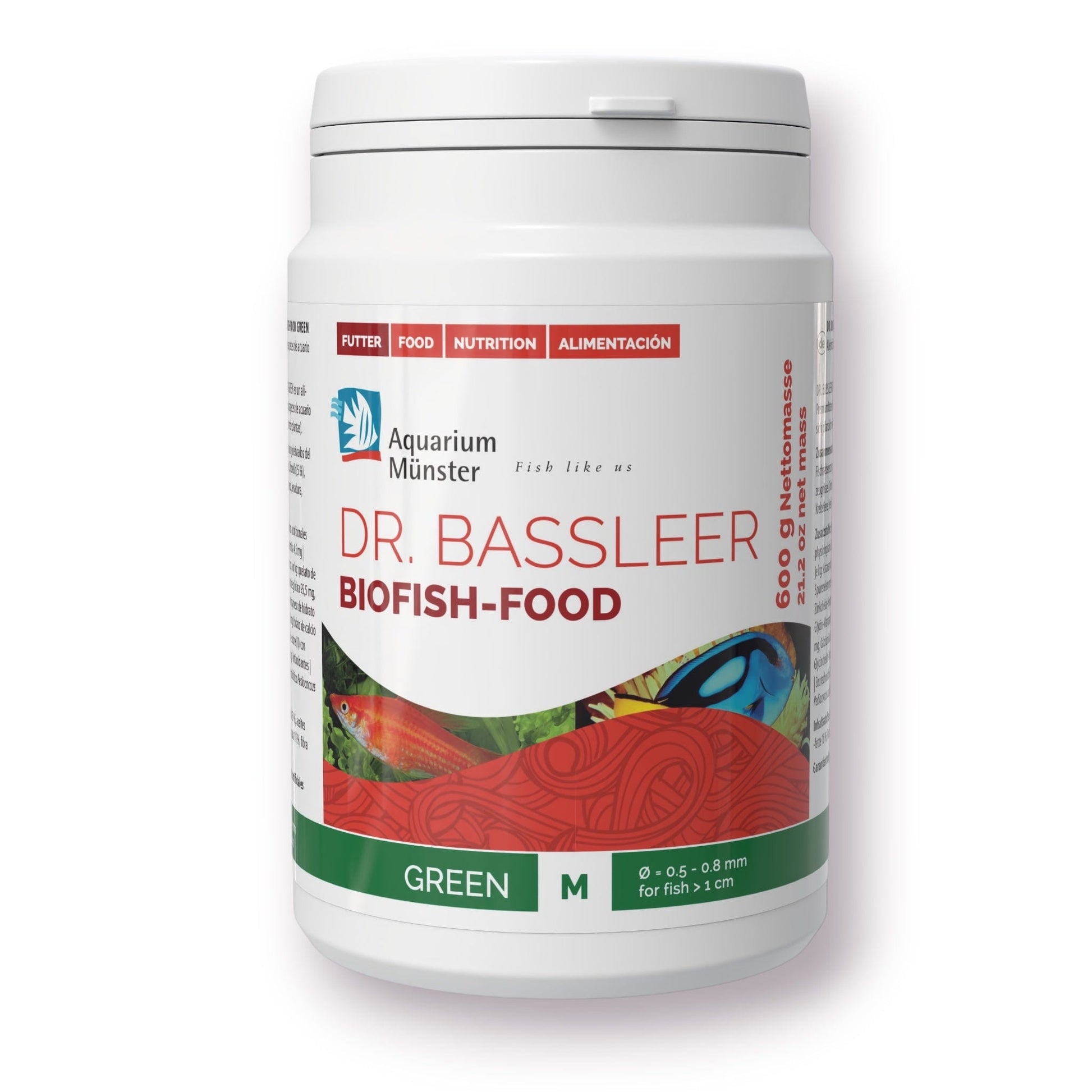 Dr Bassleer BioFish Food Green Med - 600g 4005258004950 Super Cichlids