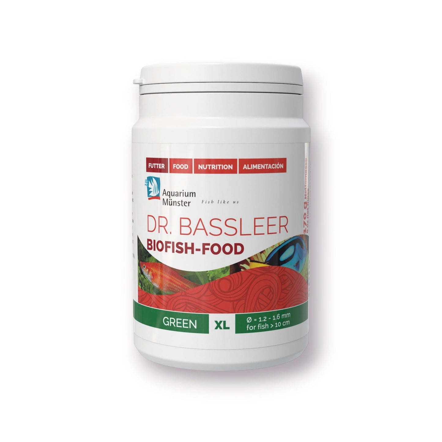 Dr Bassleer BioFish Food Green X-Lrg - 170g 4005258005001 Super Cichlids