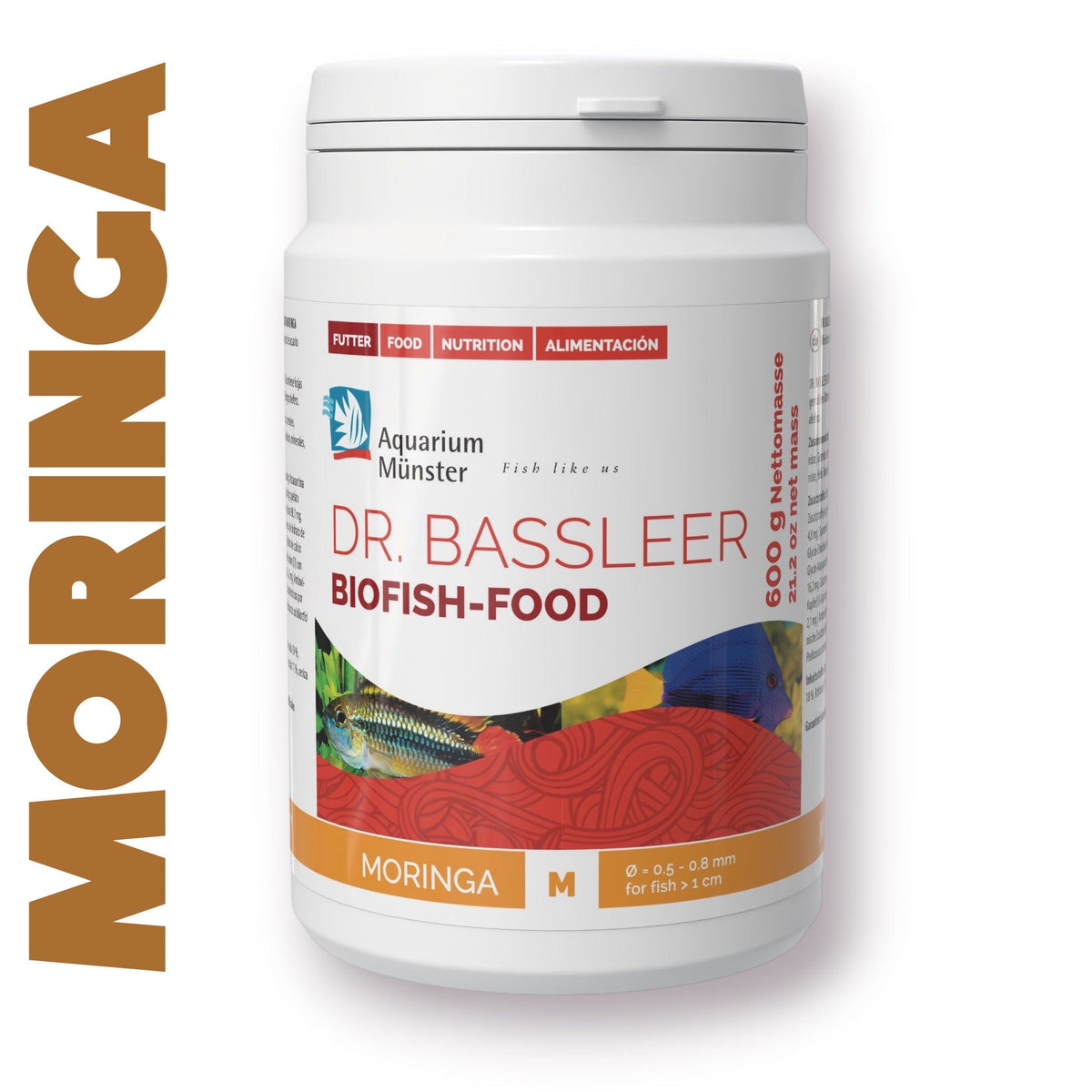Dr Bassleer BioFish Food GSE - Moringa Formula for Cichlids Super Cichlids