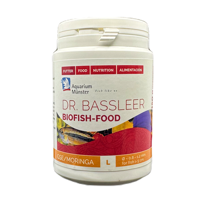 Dr. Bassleer BioFish Food GSE/MORINGA Lrg - 150g 4005258005087 Super Cichlids