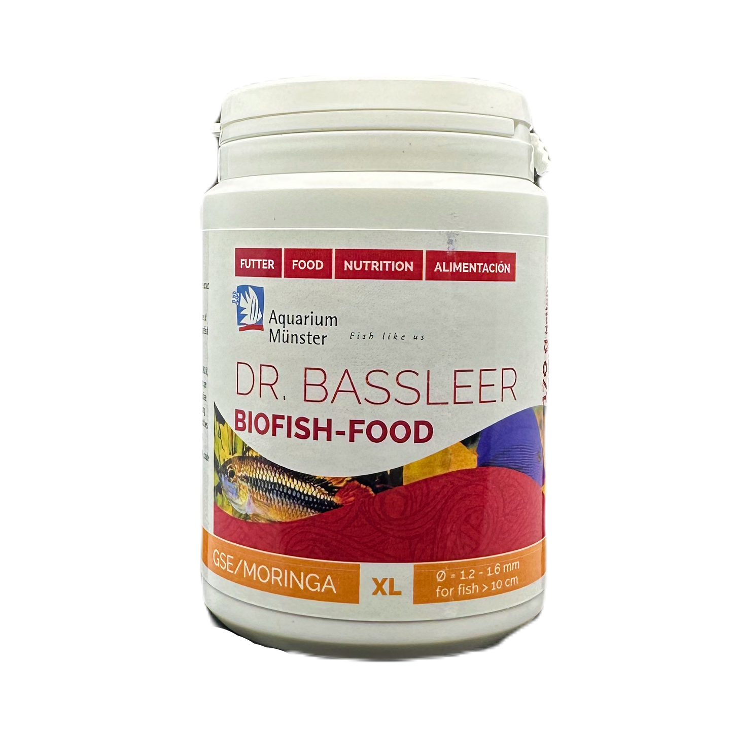 Dr. Bassleer BioFish Food GSE/MORINGA X-Lrg - 170g 4005258005117 Super Cichlids