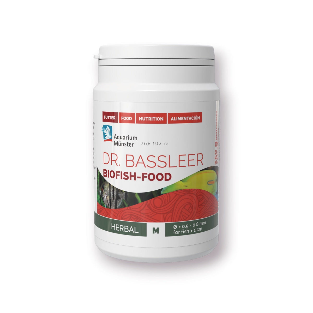 Dr. Bassleer BioFish Food HERBAL Med - 150g 4005258004240 Super Cichlids