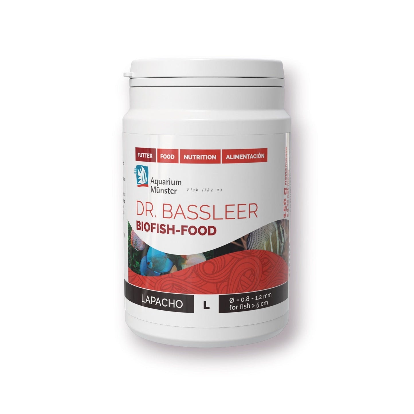 Dr. Bassleer BioFish Food Lapacho Lrg - 150g 4005258006046 Super Cichlids