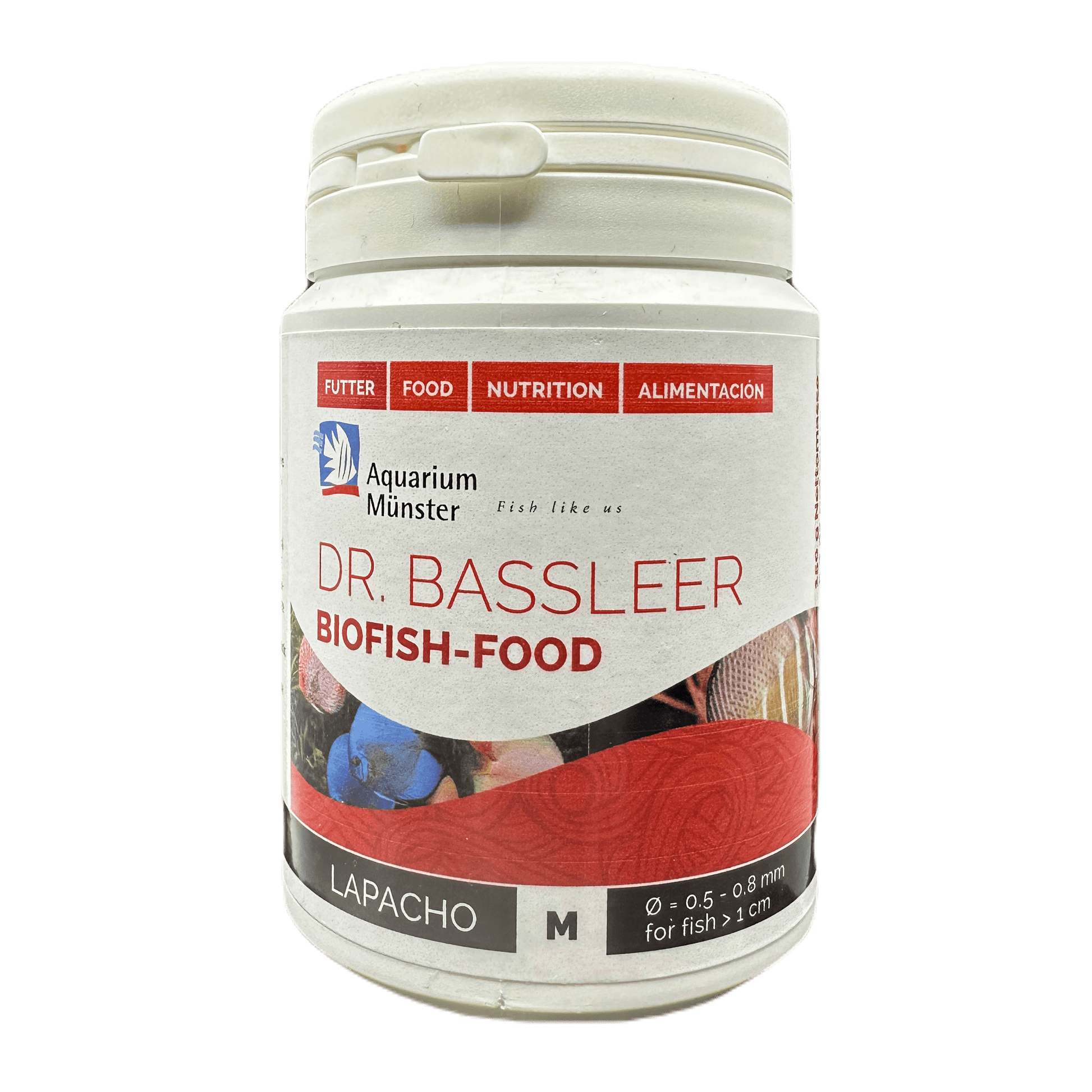 Dr. Bassleer BioFish Food LAPACHO Med - 150g 4005258005995 Super Cichlids