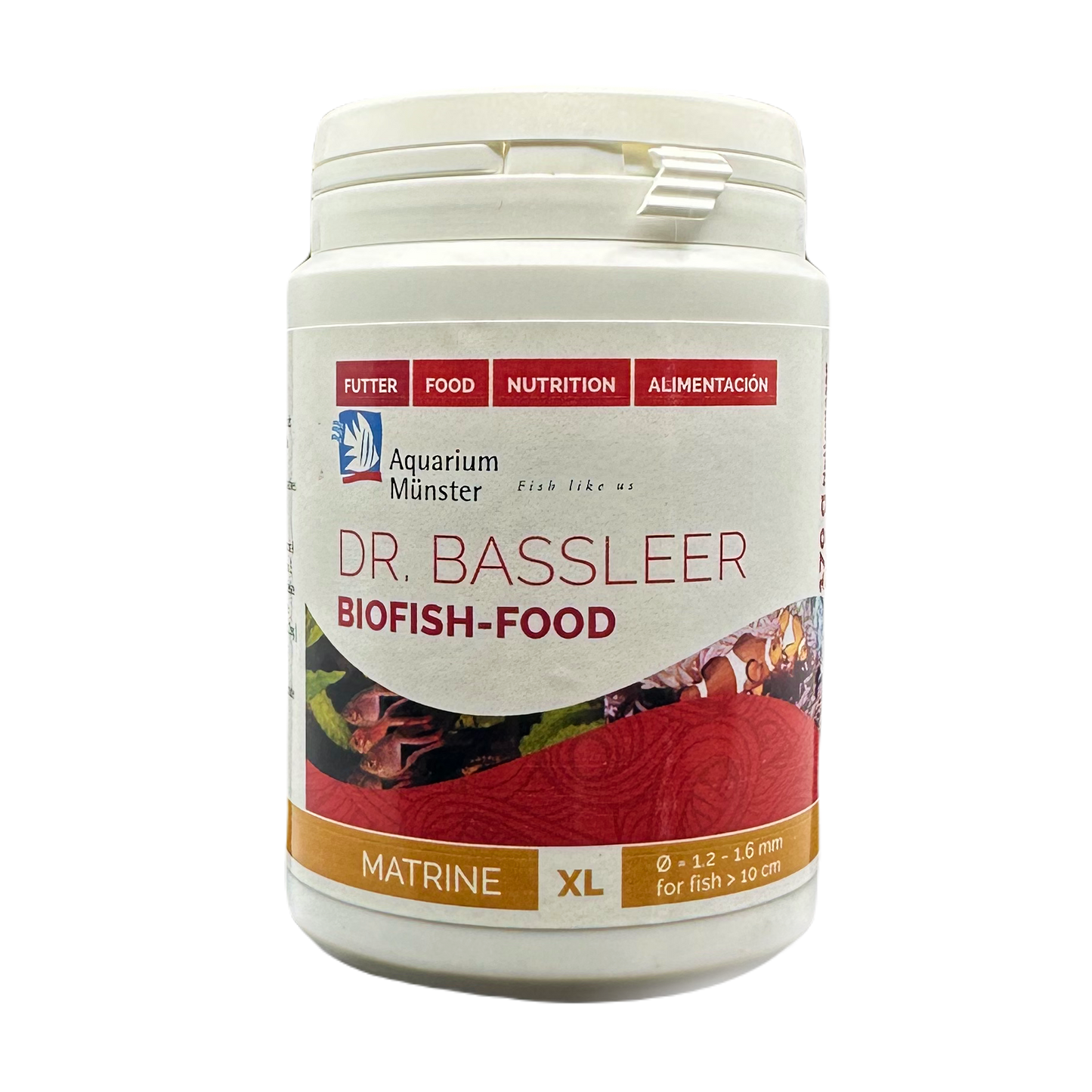 Dr. Bassleer BioFish Food MATRINE X-Lrg - 170g 4005258005643 Super Cichlids