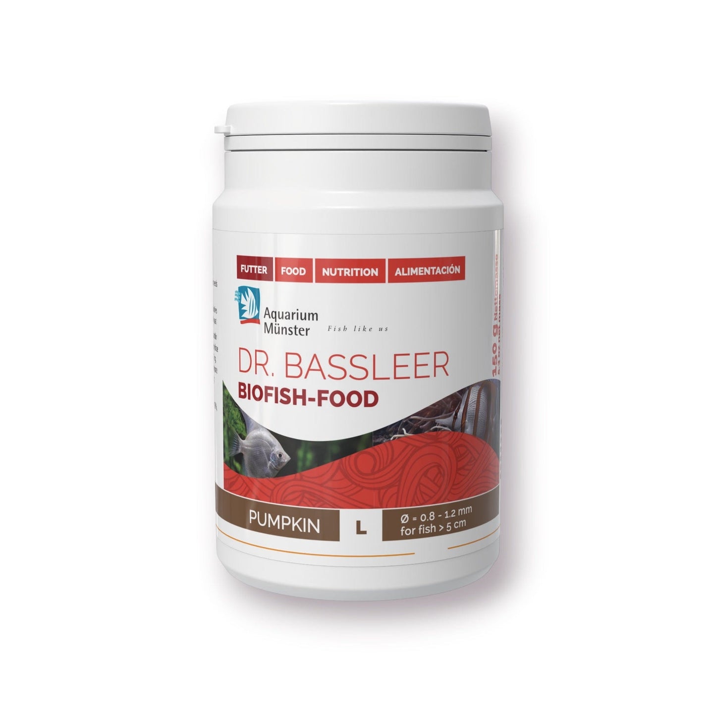 Dr. Bassleer BioFish Food PUMPKIN Lrg - 150g 4005258006220 Super Cichlids