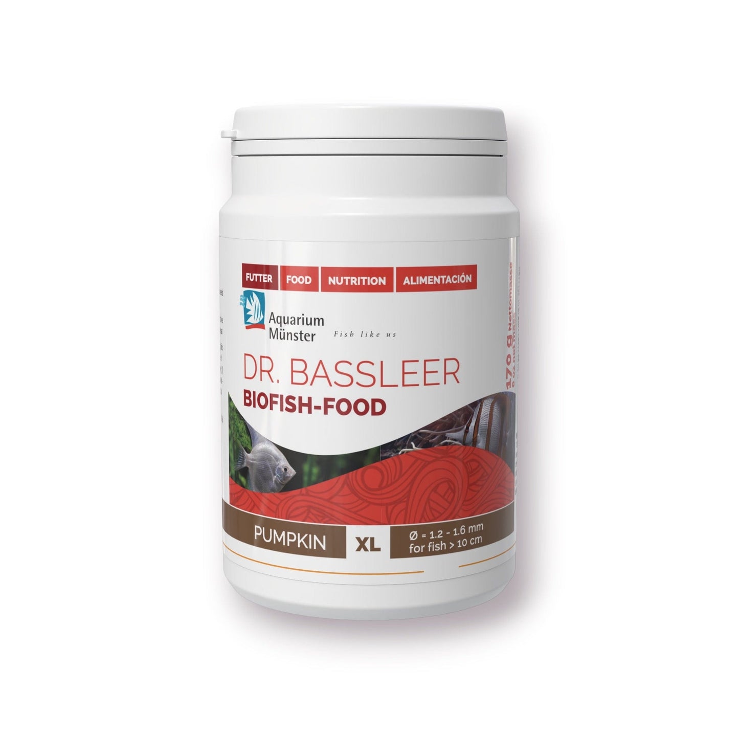 Dr. Bassleer BioFish Food PUMPKIN X-Lrg - 170g 4005258006275 Super Cichlids