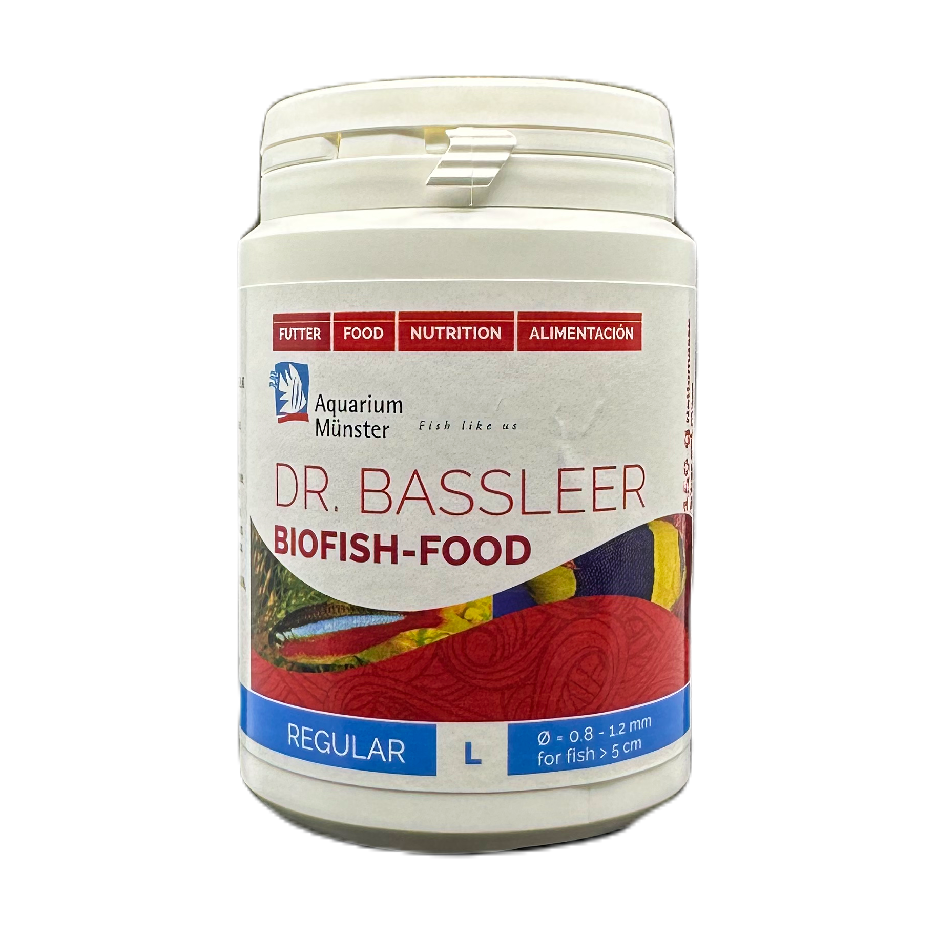Dr. Bassleer BioFish Food REGULAR Lrg - 150g 4005258003564 Super Cichlids
