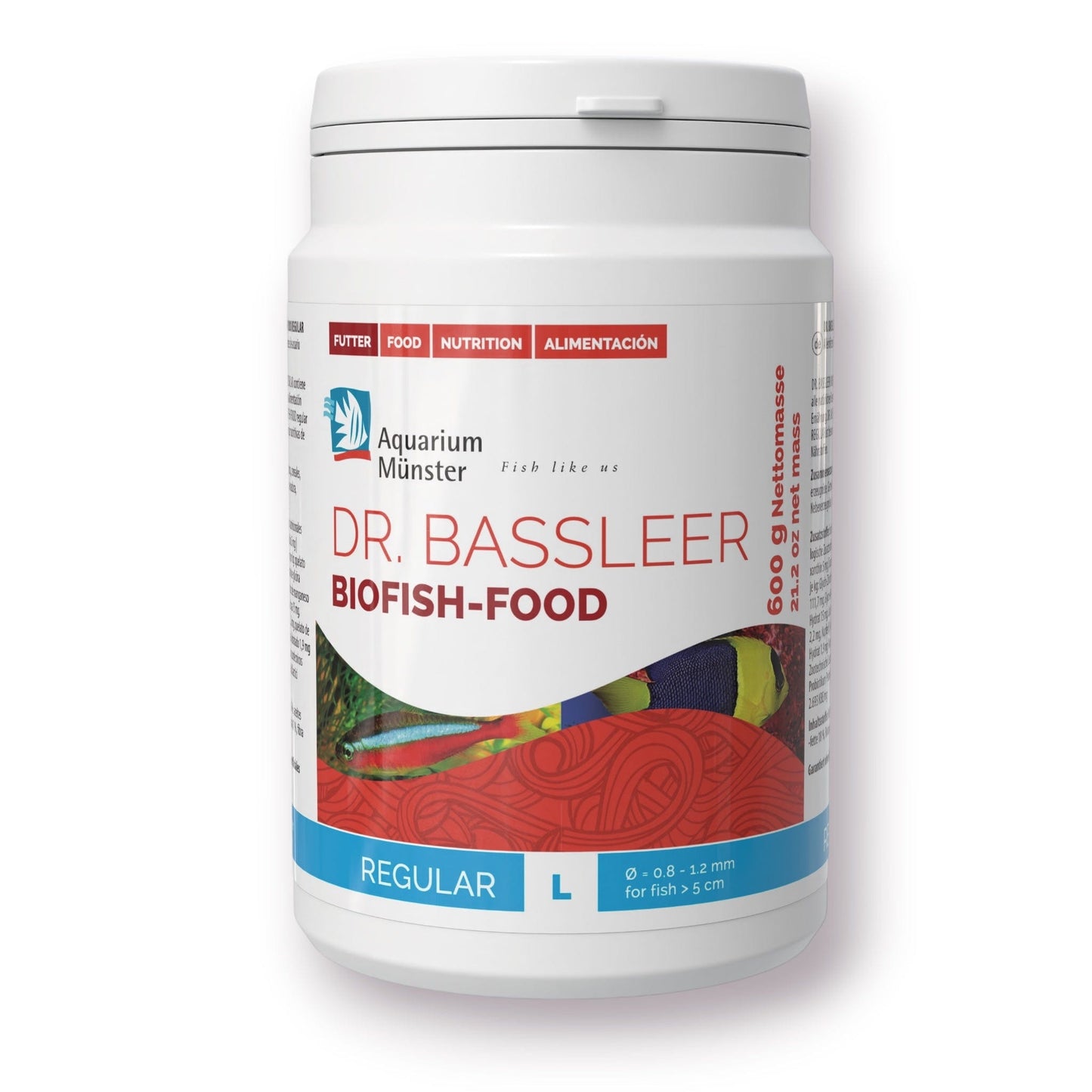 Dr. Bassleer BioFish Food REGULAR Lrg - 600g 4005258003588 Super Cichlids