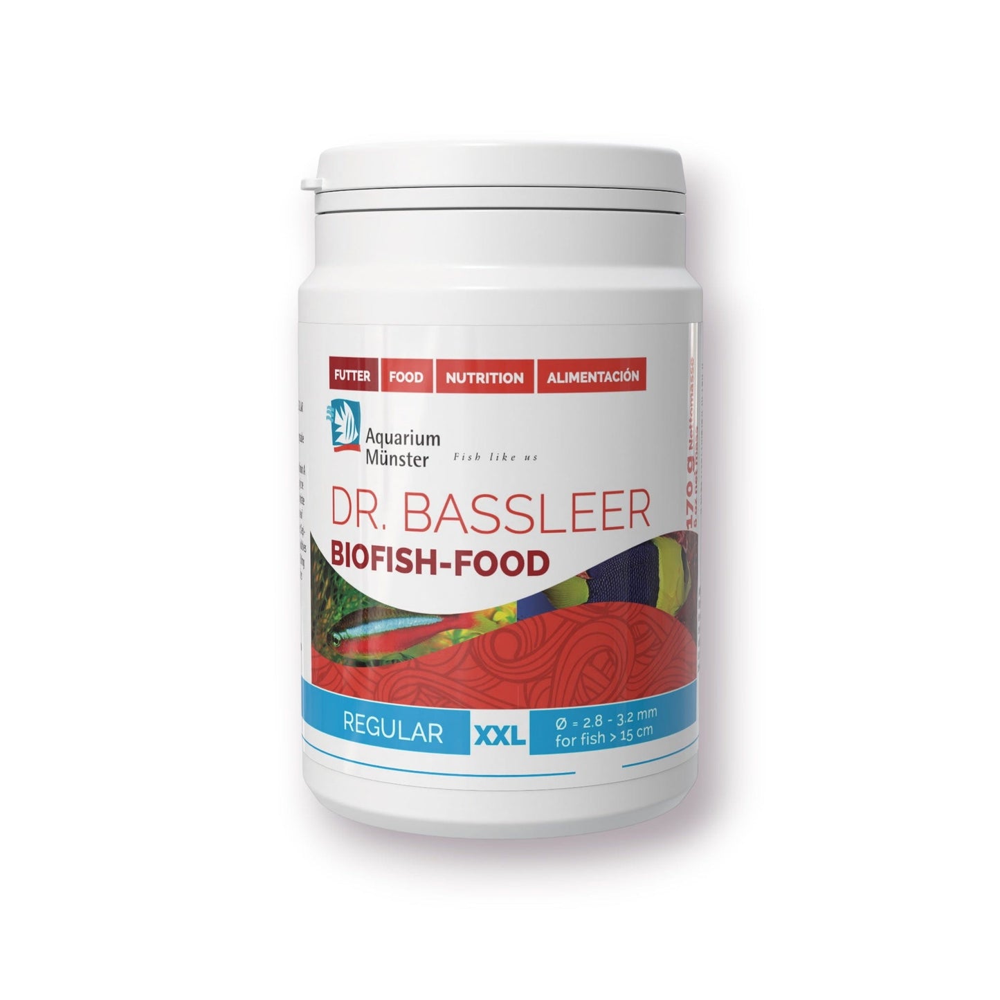 Dr. Bassleer BioFish Food REGULAR XX-Lrg - 170g 4005258003656 Super Cichlids