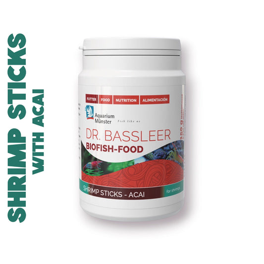 Dr. Bassleer Shrimp Sticks With ACAI Super Cichlids