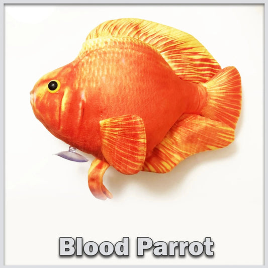 GreenPleco Blood Parrot Plushie Fish Super Cichlids