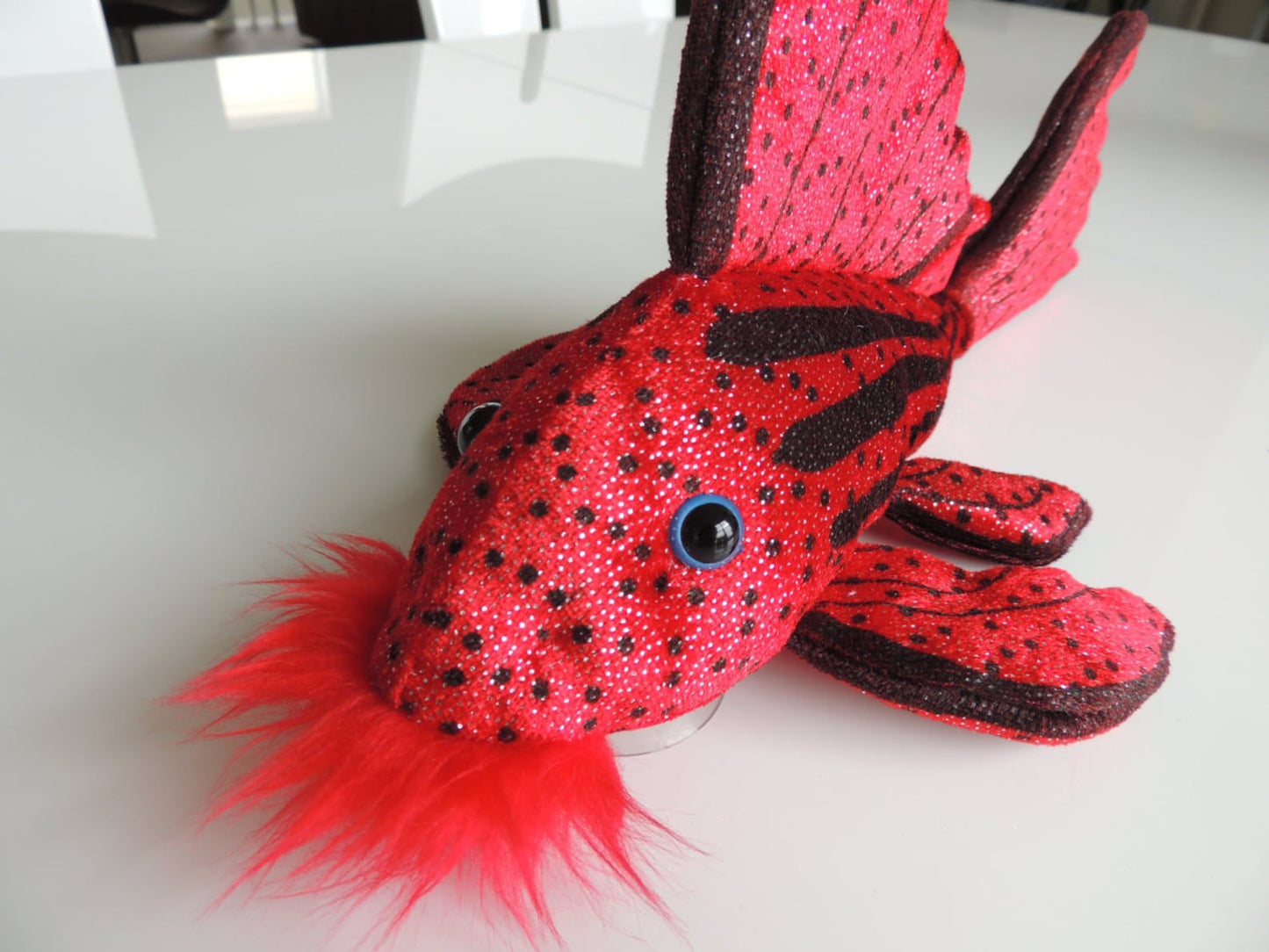 GreenPleco Crimson Plecostomus Plushie Fish 123456789296 Super Cichlids
