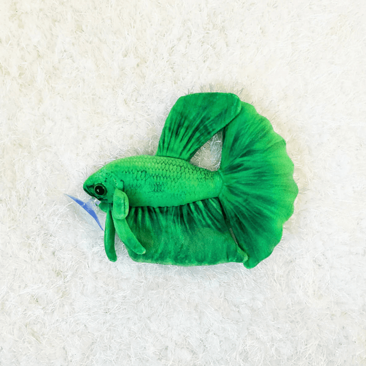 GreenPleco Grun (Green) Betta Plushie Fish Super Cichlids