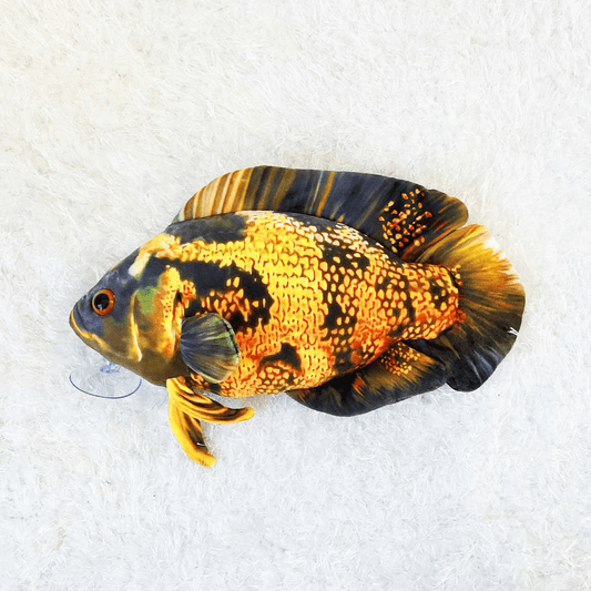 GreenPleco Lava Oscar Plushie Fish 12" Super Cichlids