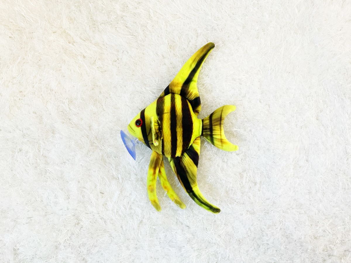GreenPleco Rare Angelfish Plush Stuffed Animal – Aquarium Fish Toy (9") Super Cichlids