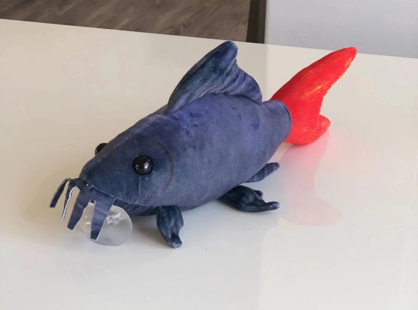 Greenpleco Red Tail Shark Plushie Fish Super Cichlids