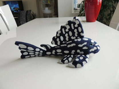 GreenPleco Sapphire Plecostomus Plushie Fish 123456789241 Super Cichlids