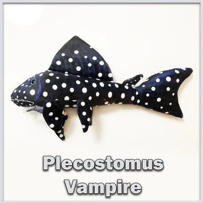 GreenPleco Vampire Plecostomus Plushie Fish Super Cichlids