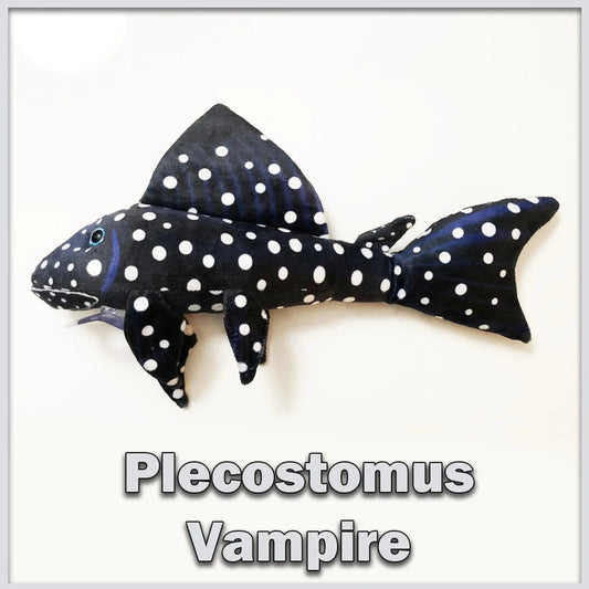 GreenPleco Vampire Plecostomus Plushie Fish Super Cichlids