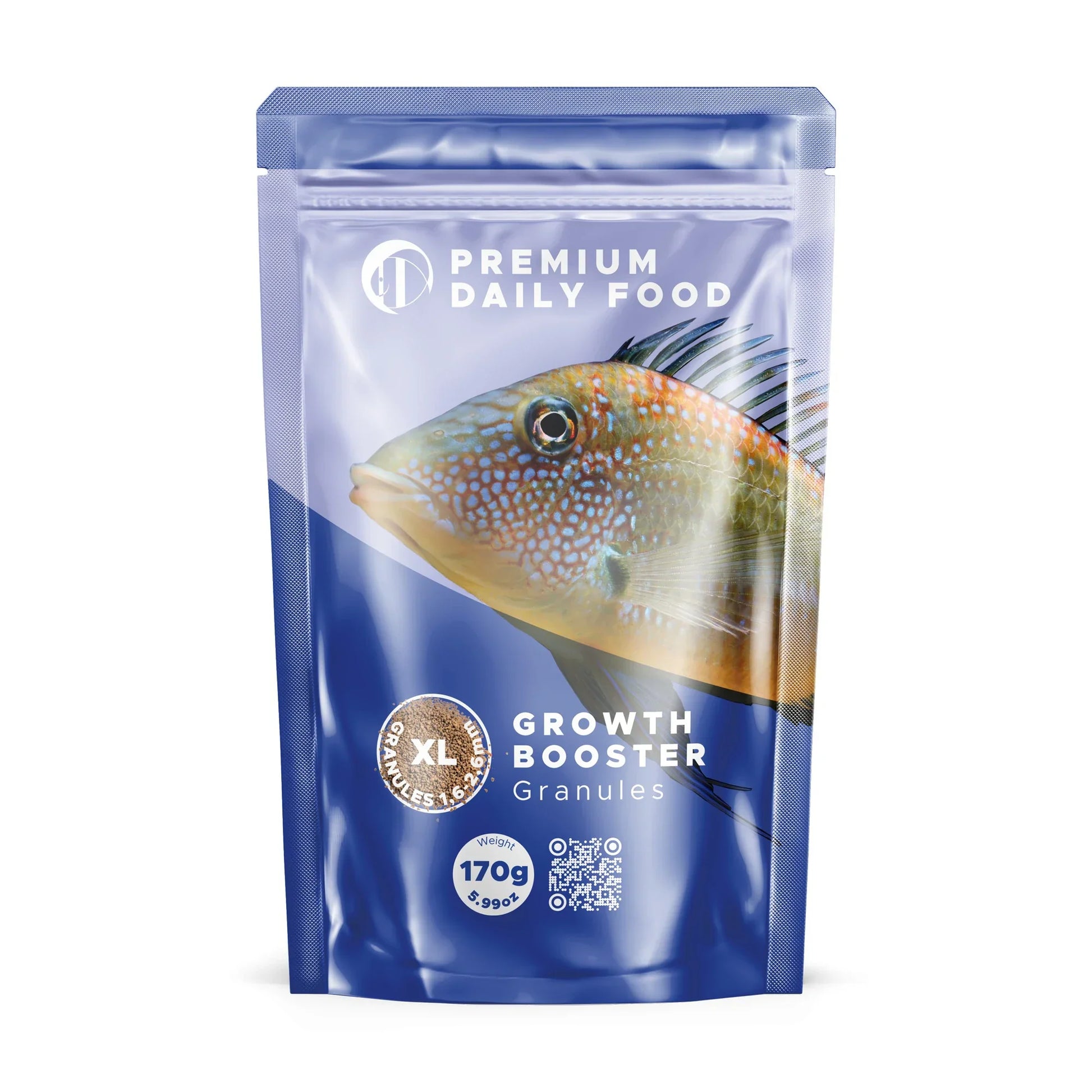 Growth Booster Granules – High-Protein Formula for Healthy Growth X-Lrg (1.6 - 2.6mm) / 170g 5905204468784 Super Cichlids