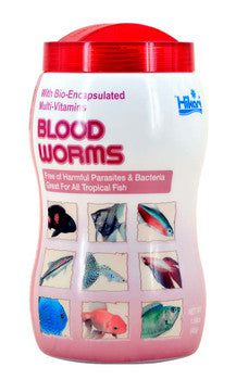 Hikari | Freeze-Dried Blood Worms - Loose 1.58 oz 042055332101 Super Cichlids