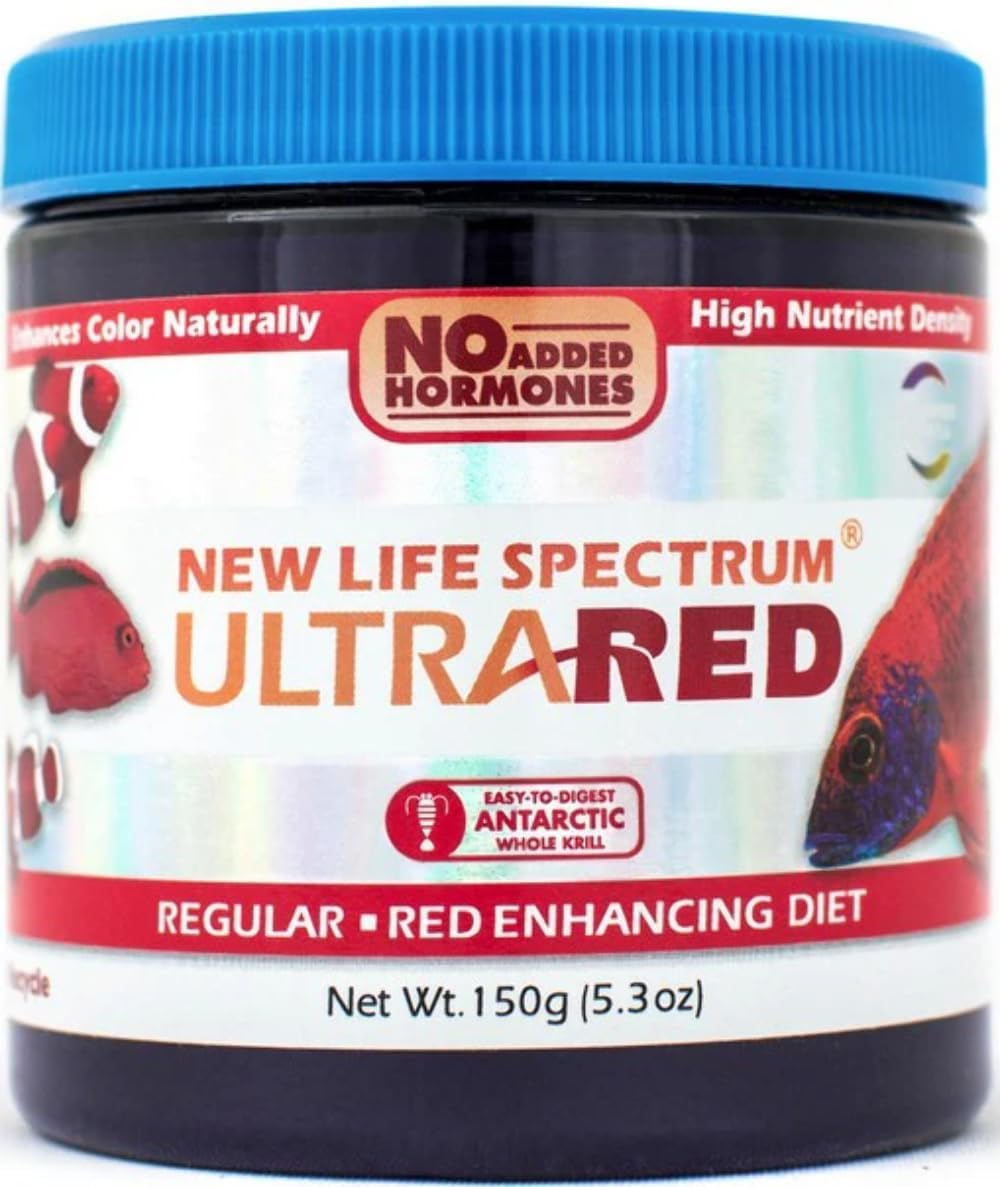 New Life Spectrum UltraRed Reg (1-1.5mm) / 105g 817987025144 Super Cichlids