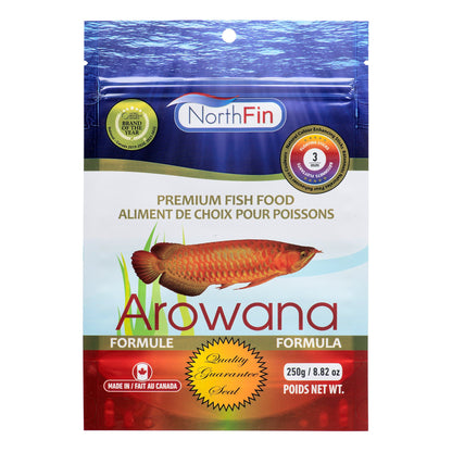 Northfin Fish Food Arowana 3mm Floating Sticks 3mm / 250g 799975506289 Super Cichlids