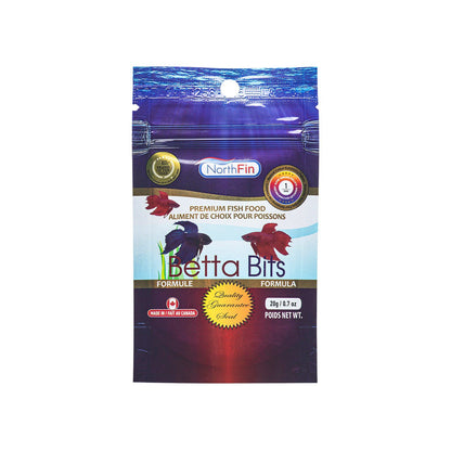 NorthFin Fish Food Betta Bits 1mm Slow Sinking Pellets 1mm / 20g 799975507477 Super Cichlids