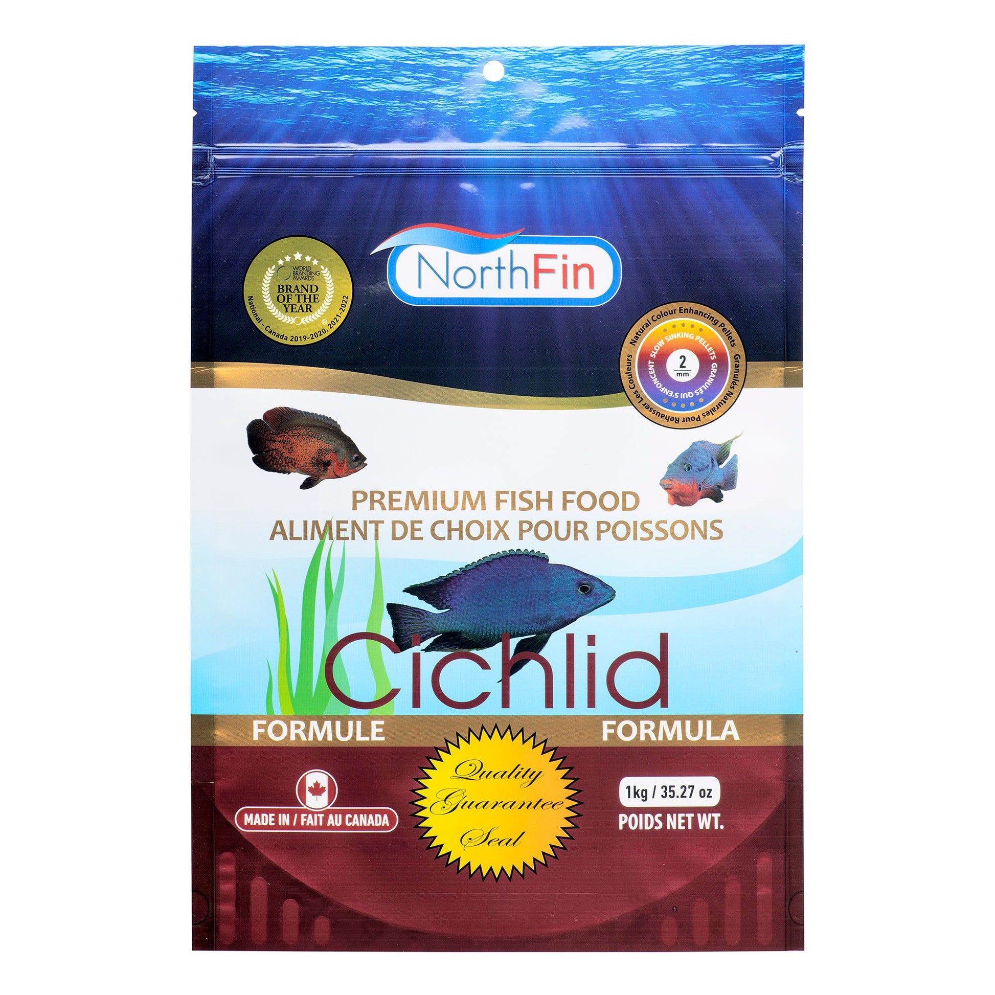 NorthFin Fish Food Cichlid Formula Slow Sinking Pellet – Super