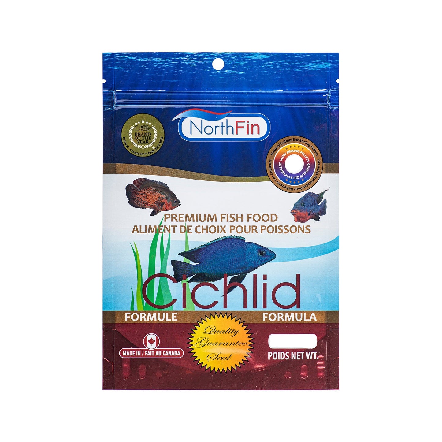 Northfin Fish Food Cichlid Formula 2mm / 250g 700621474586 Super Cichlids